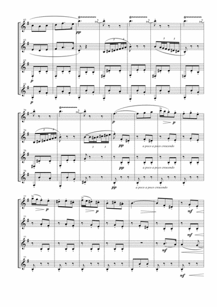 Carmen Suite No. 1 for Clarinet Quartet image number null
