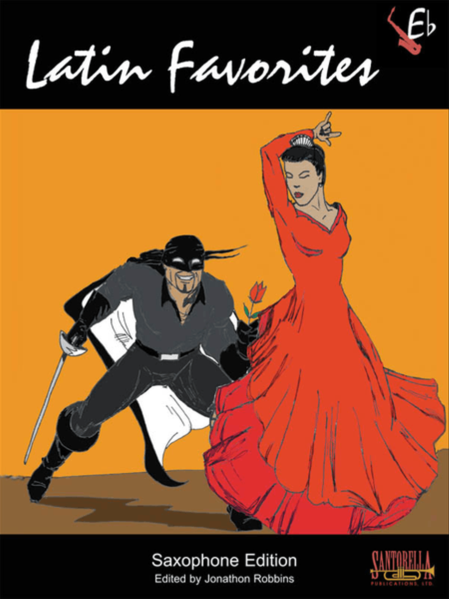 Latin Favorites for Alto Sax with CD Alto Saxophone scores gallery preview page 1