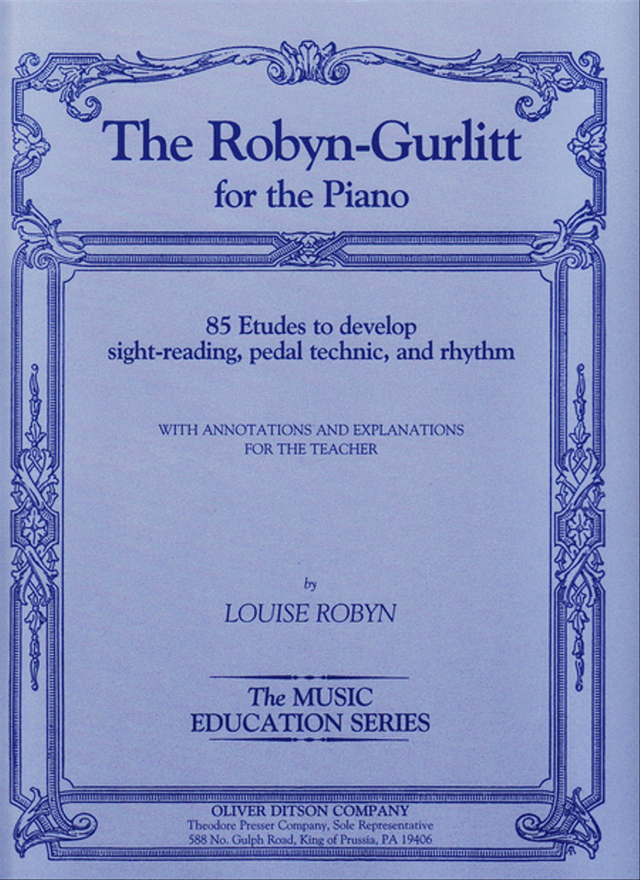 The Robyn-Gurlitt for The Piano Chamber Music scores gallery preview page 1