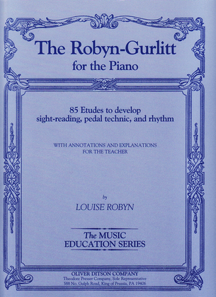 Book cover for The Robyn-Gurlitt for The Piano