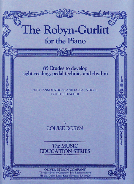 The Robyn-Gurlitt for The Piano