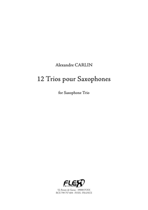 12 Saxophone Trio