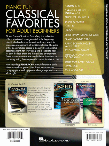 Piano Fun – Classical Favorites for Adult Beginners image number null