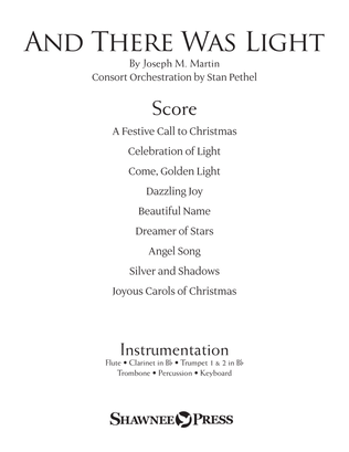 Book cover for And There Was Light - Full Score