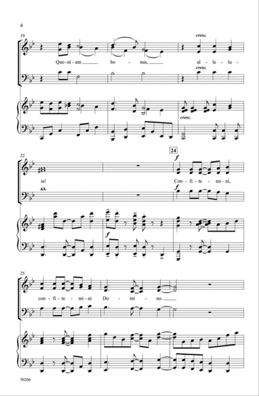 Confitemini Domino Choir scores gallery preview page 3