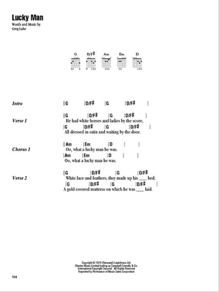 Guitar Chord/Lyric Song Anthology Electric Guitar scores gallery preview page 4