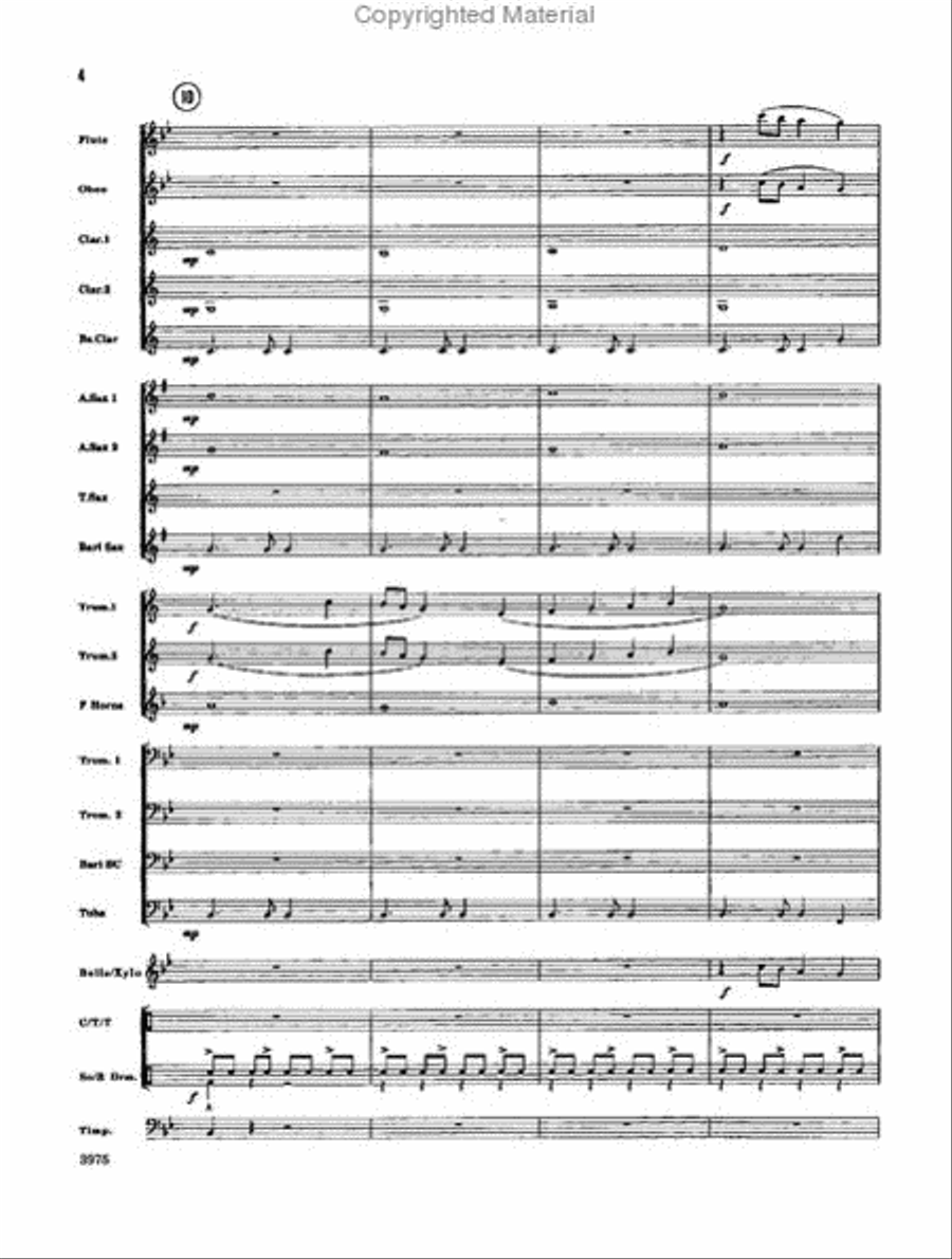Academic Pageant Academic Pageant Concert Band scores gallery preview page 4