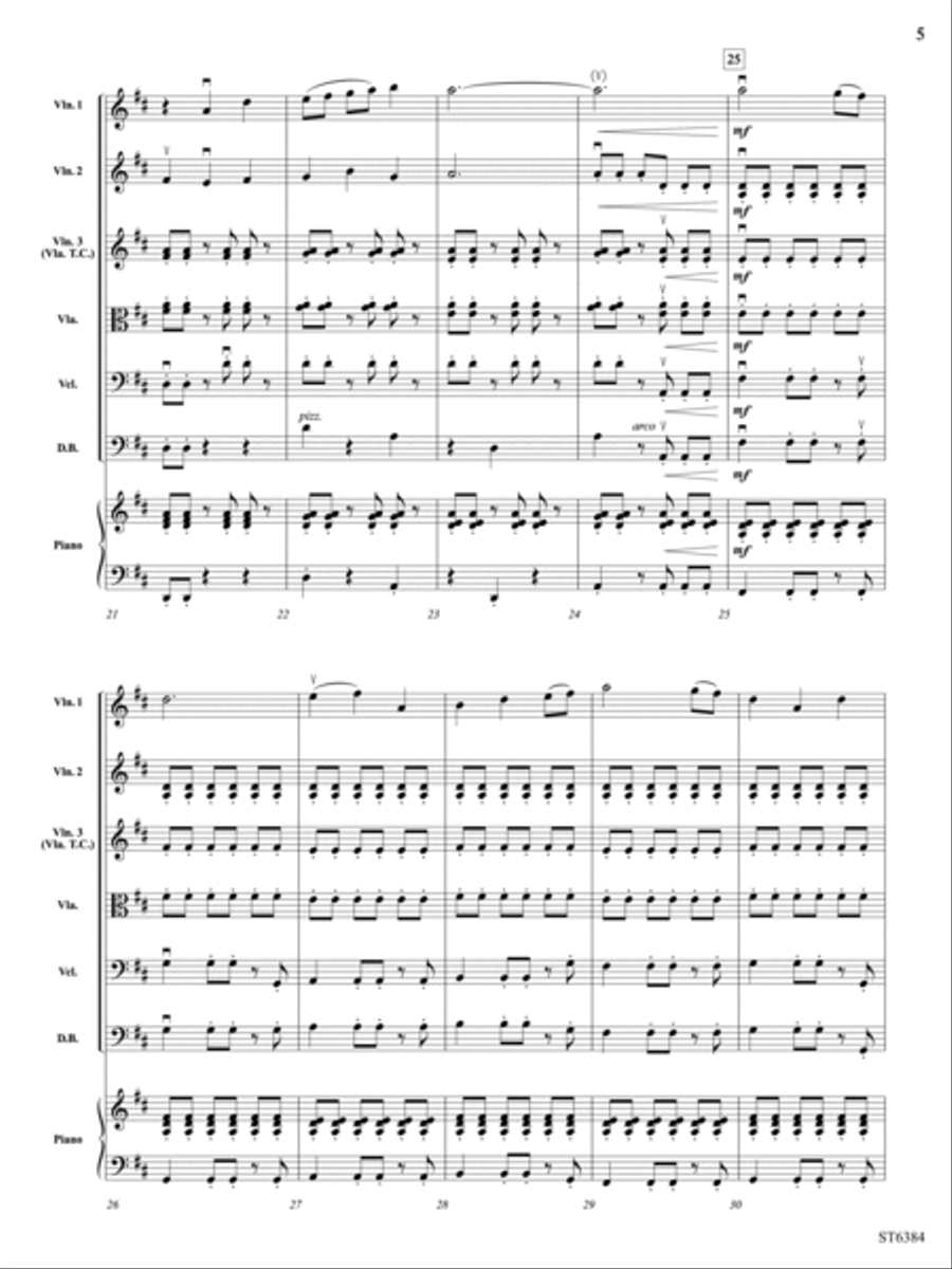 Forever Joyful!: Score Forever Joyful!: Score String Orchestra scores gallery preview page 5