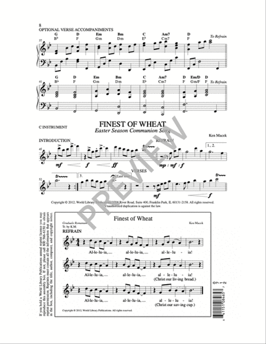 Finest of Wheat 4-Part scores gallery preview page 3