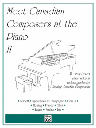 Book cover for Meet Canadian Composers at the Piano, Volume 2