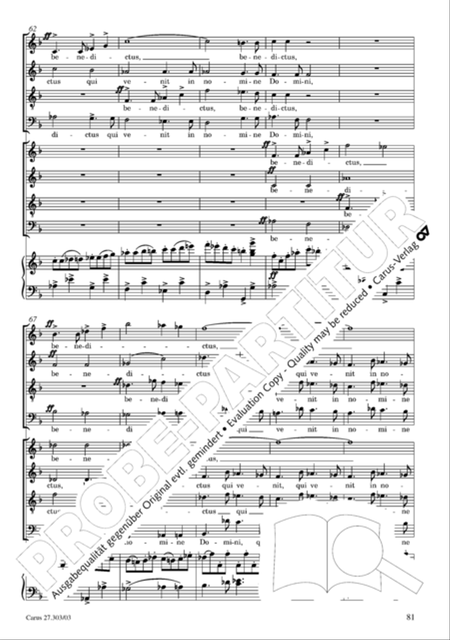 Messa da Requiem 4-Part scores gallery preview page 82