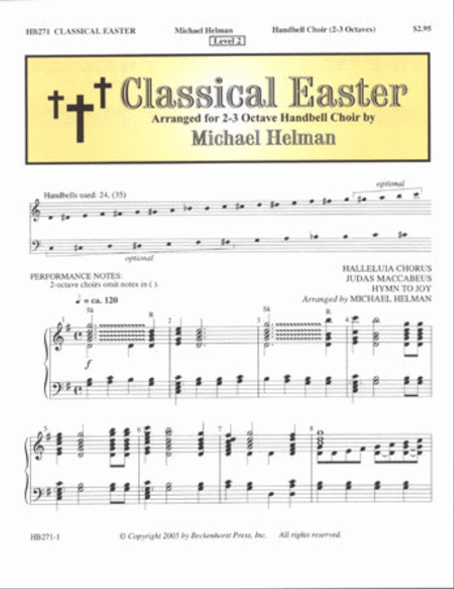 Classical Easter - 2-3 octaves 3-Octaves scores gallery preview page 1