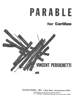 Book cover for Parable for Carillon