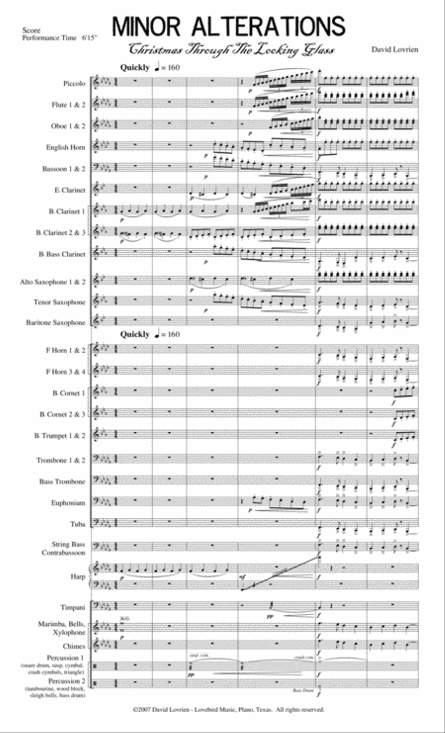 Minor Alterations Concert Band scores gallery preview page 2
