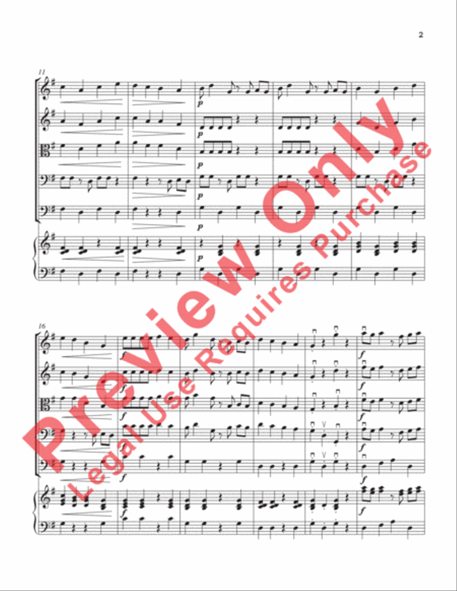 Summer Holiday Summer Holiday String Orchestra scores gallery preview page 4