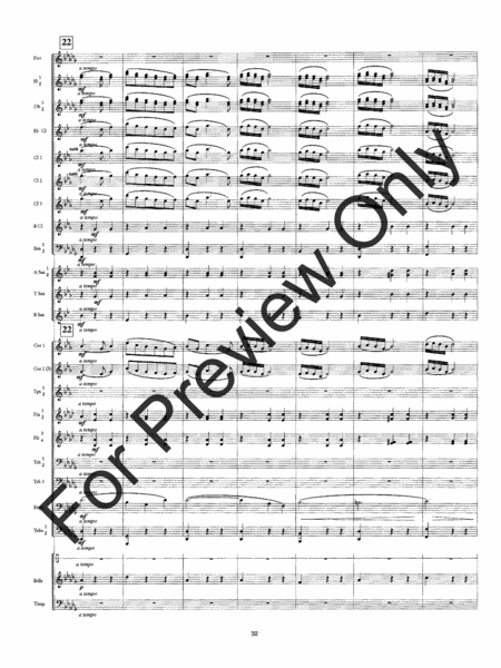 Symphony #3 Slavyanskaya Concert Band - Sheet Music