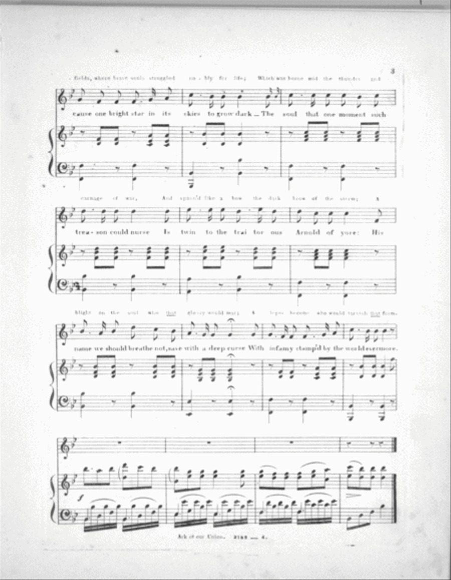 American National Songs. The Ark of Our Union Voice scores gallery preview page 3
