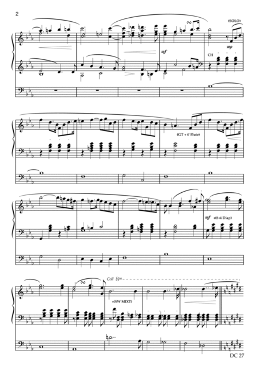 Wedding Music Wedding Music Organ Solo scores gallery preview page 2