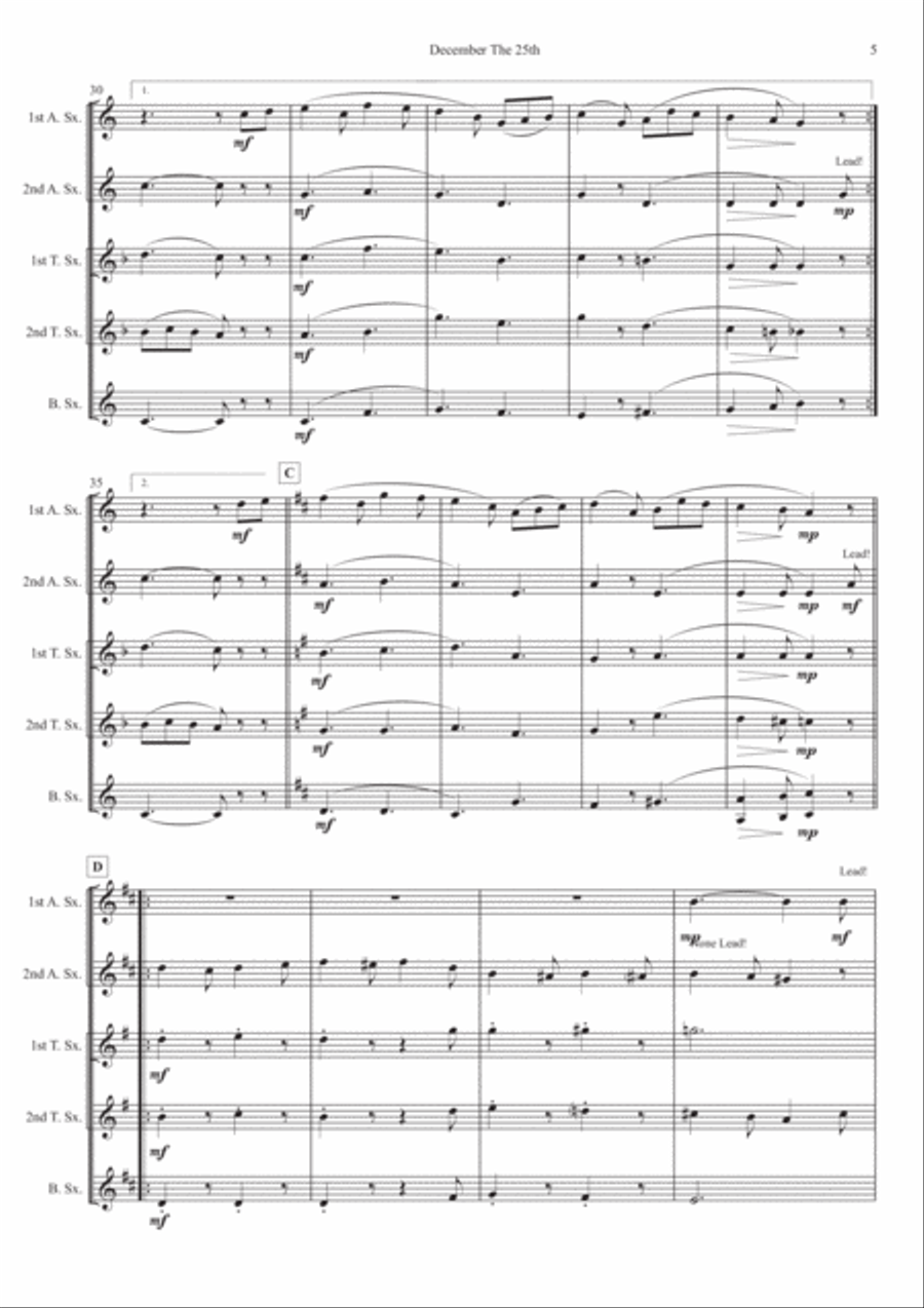 December The 25th Woodwind Ensemble scores gallery preview page 5