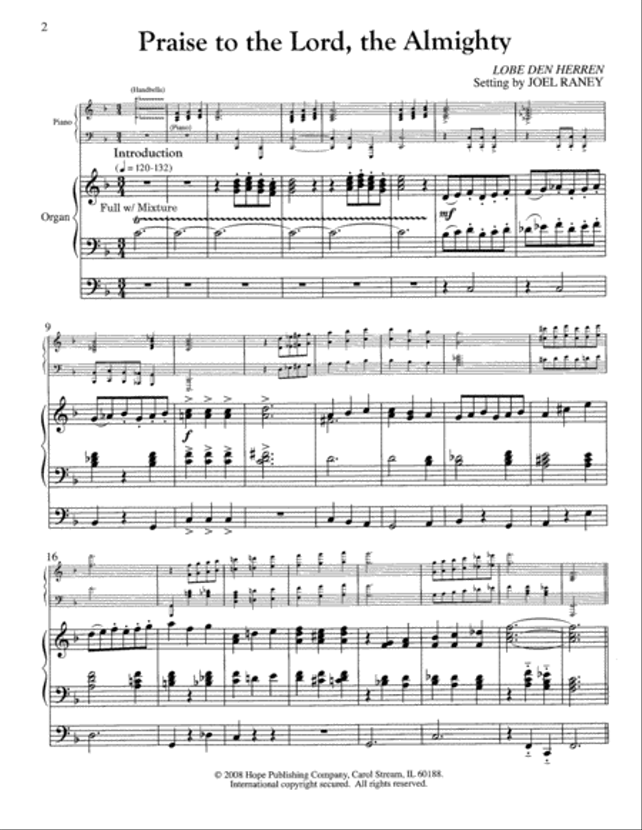 Hymn Dazzlers: Set 1 Organ scores gallery preview page 2