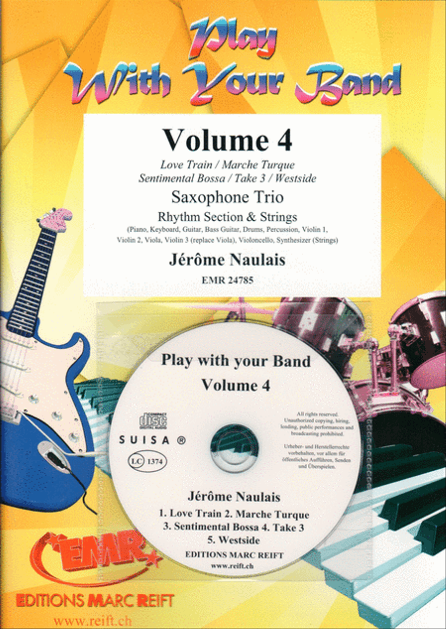 Play With Your Band Volume 4 Saxophone Ensemble scores gallery preview page 1