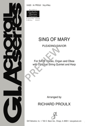 Book cover for Sing of Mary
