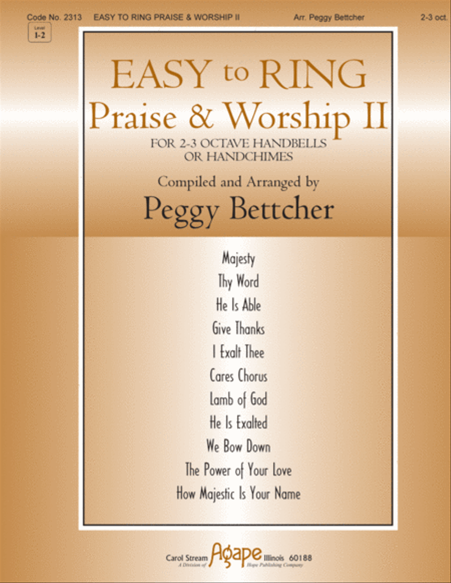 Easy to Ring Praise and Worship 3-Octaves scores gallery preview page 1