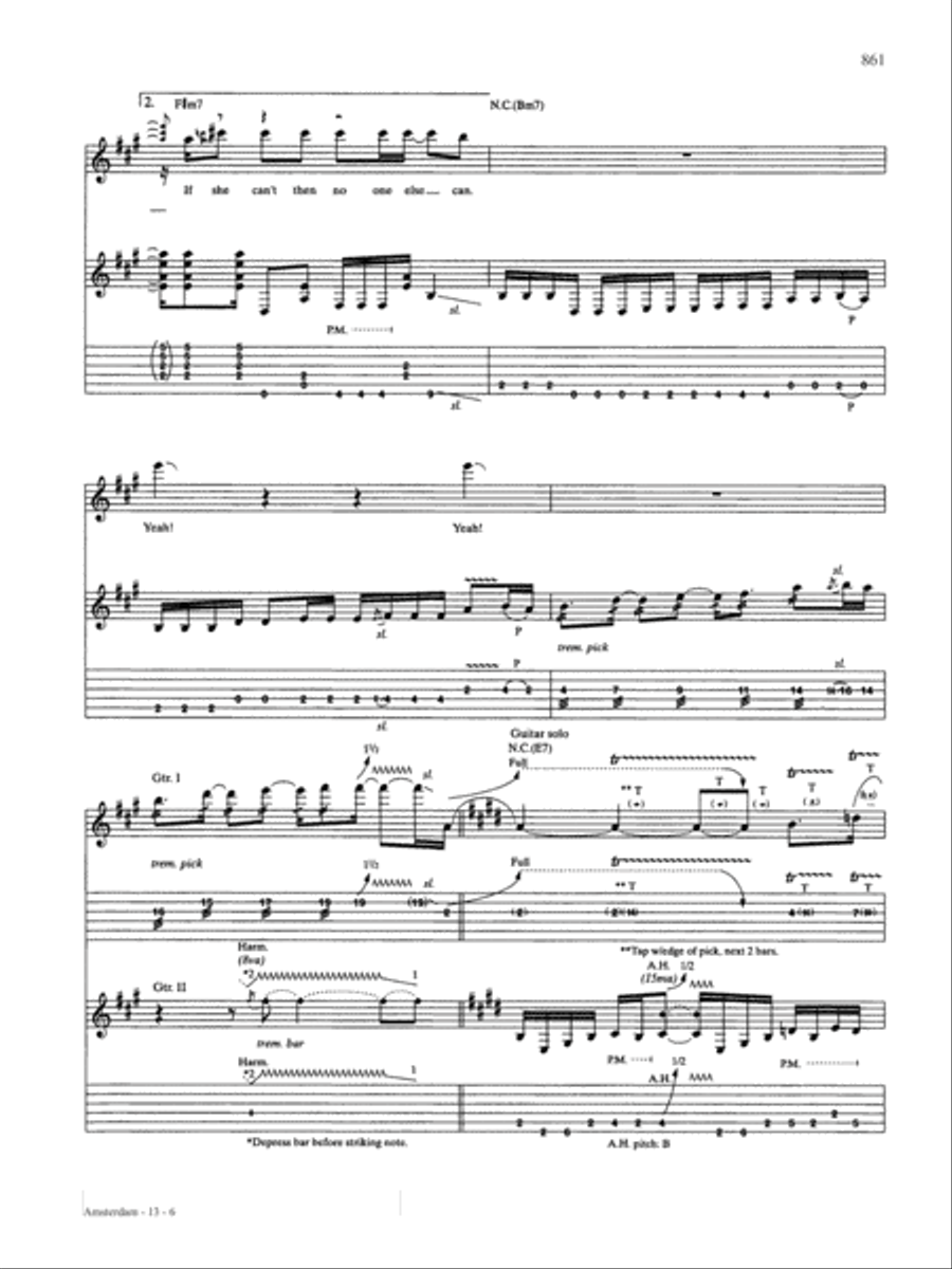 Amsterdam Guitar Tablature scores gallery preview page 6