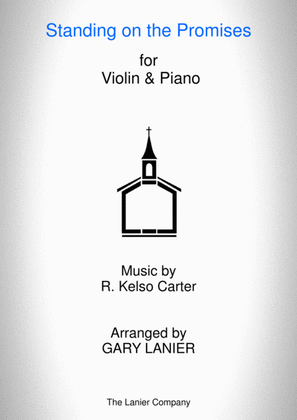Book cover for STANDING ON THE PROMISES (Violin with Piano and Violin Part)