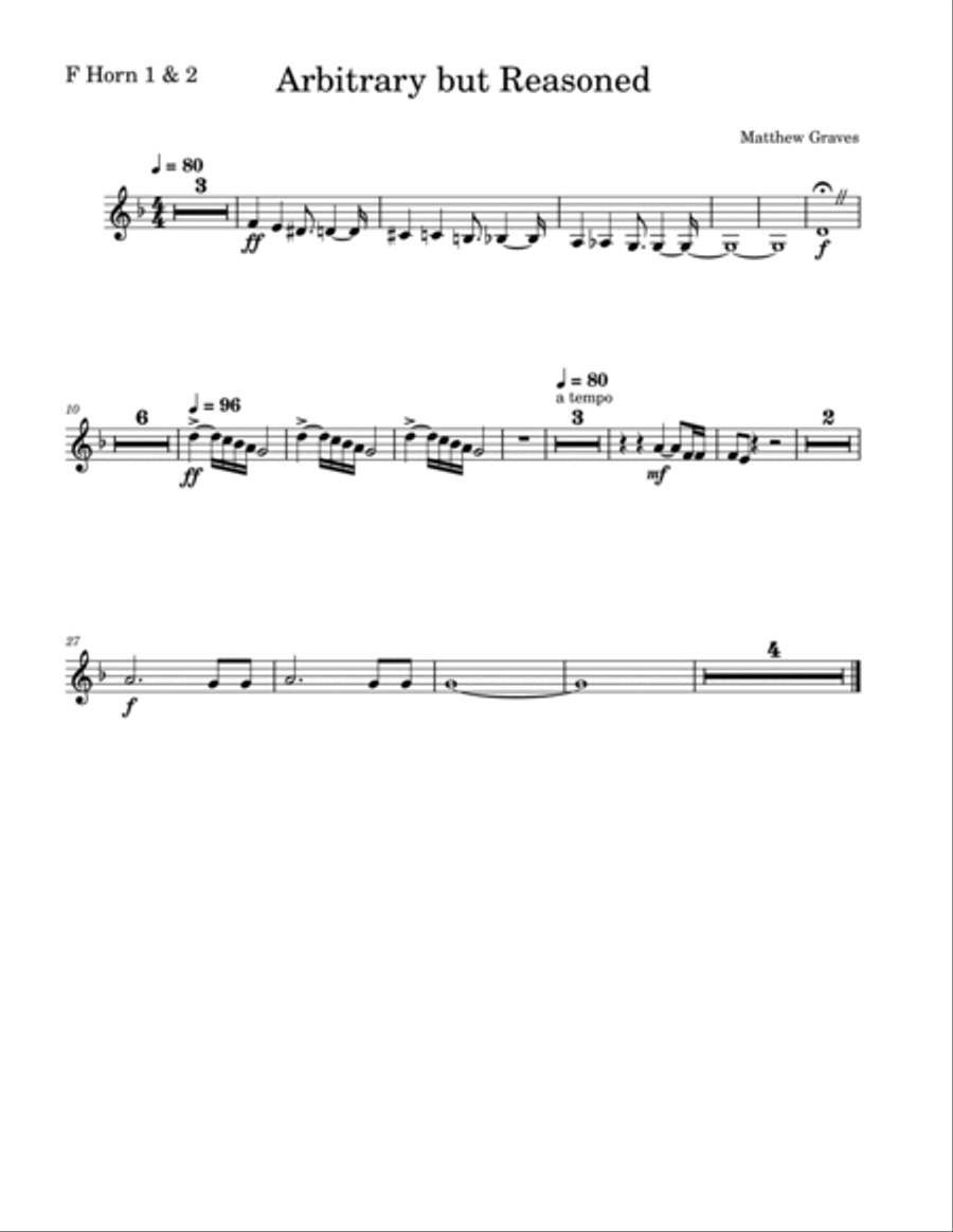 Arbitrary but Reasoned Brass Ensemble scores gallery preview page 5