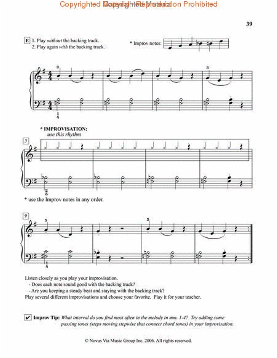 American Popular Piano - Etudes Piano Method scores gallery preview page 3
