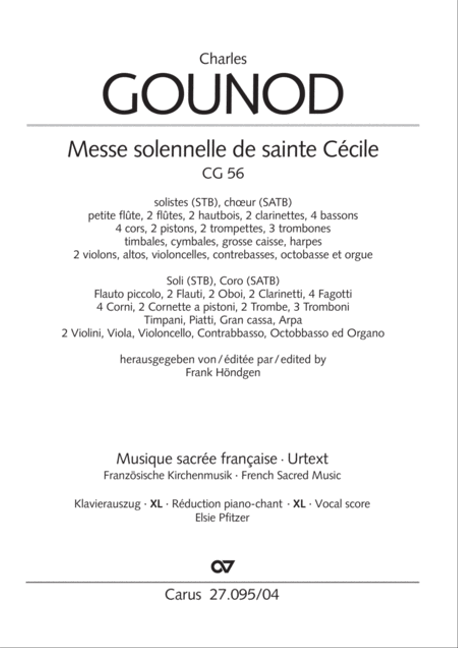 Messe solennelle de sainte Cecile STB scores gallery preview page 2