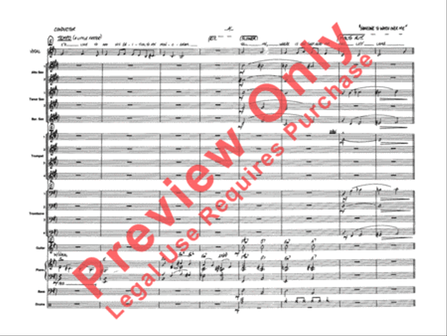 Someone to Watch Over Me Jazz Ensemble scores gallery preview page 7