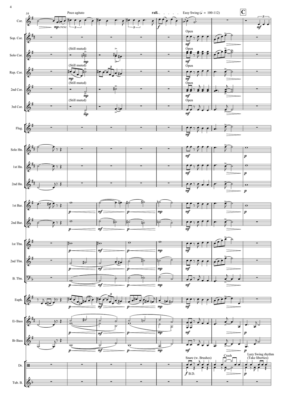 A Foggy Day (in London Town) Brass Band scores gallery preview page 4