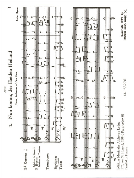 22 Chorales - Brass Quartet