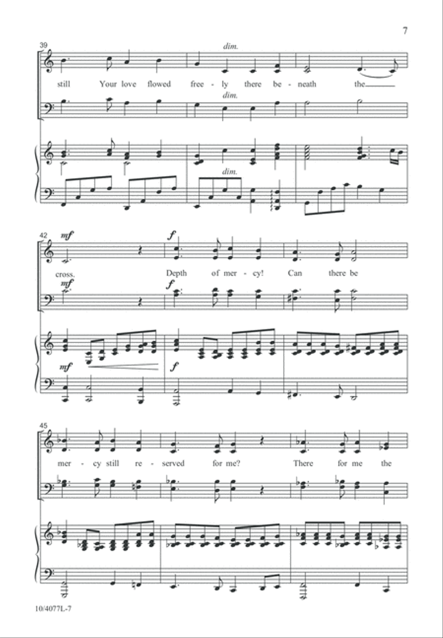The Glory of the Cross 4-Part scores gallery preview page 8