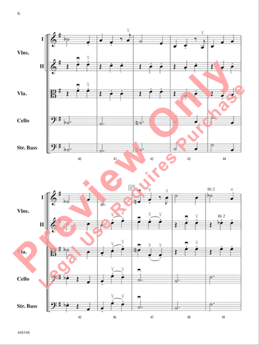 Masquerade String Orchestra scores gallery preview page 7