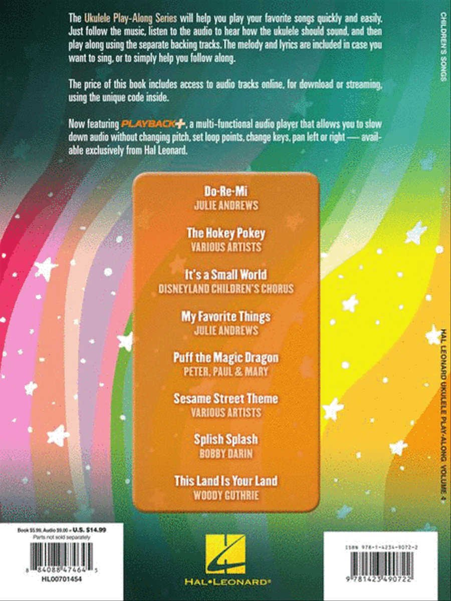 Children's Songs Ukulele scores gallery preview page 6