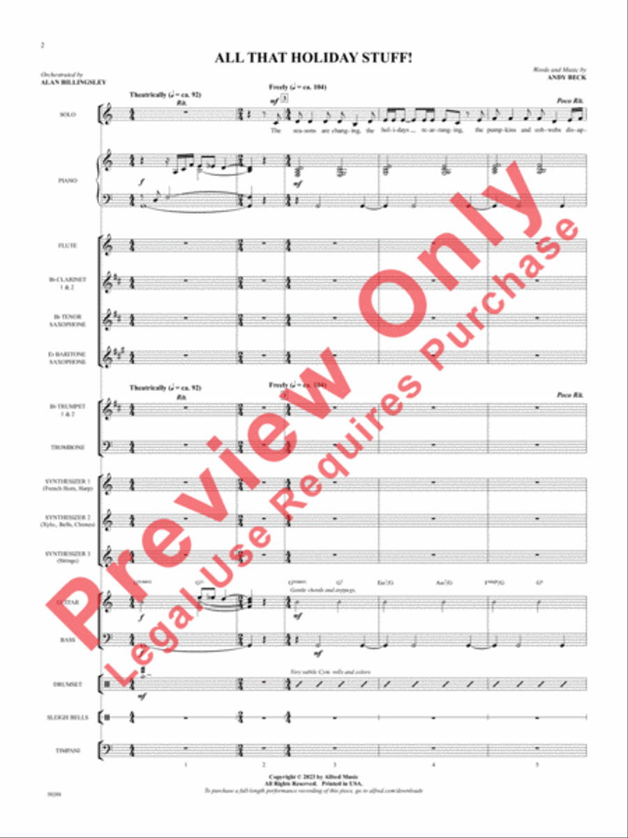 All That Holiday Stuff! All That Holiday Stuff! Choir scores gallery preview page 3