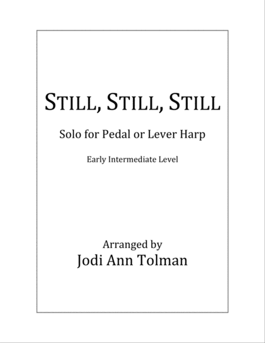Still, Still, Still, Harp Solo Harp scores gallery preview page 1