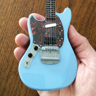 Fender™ Mustang Solid Blue Model