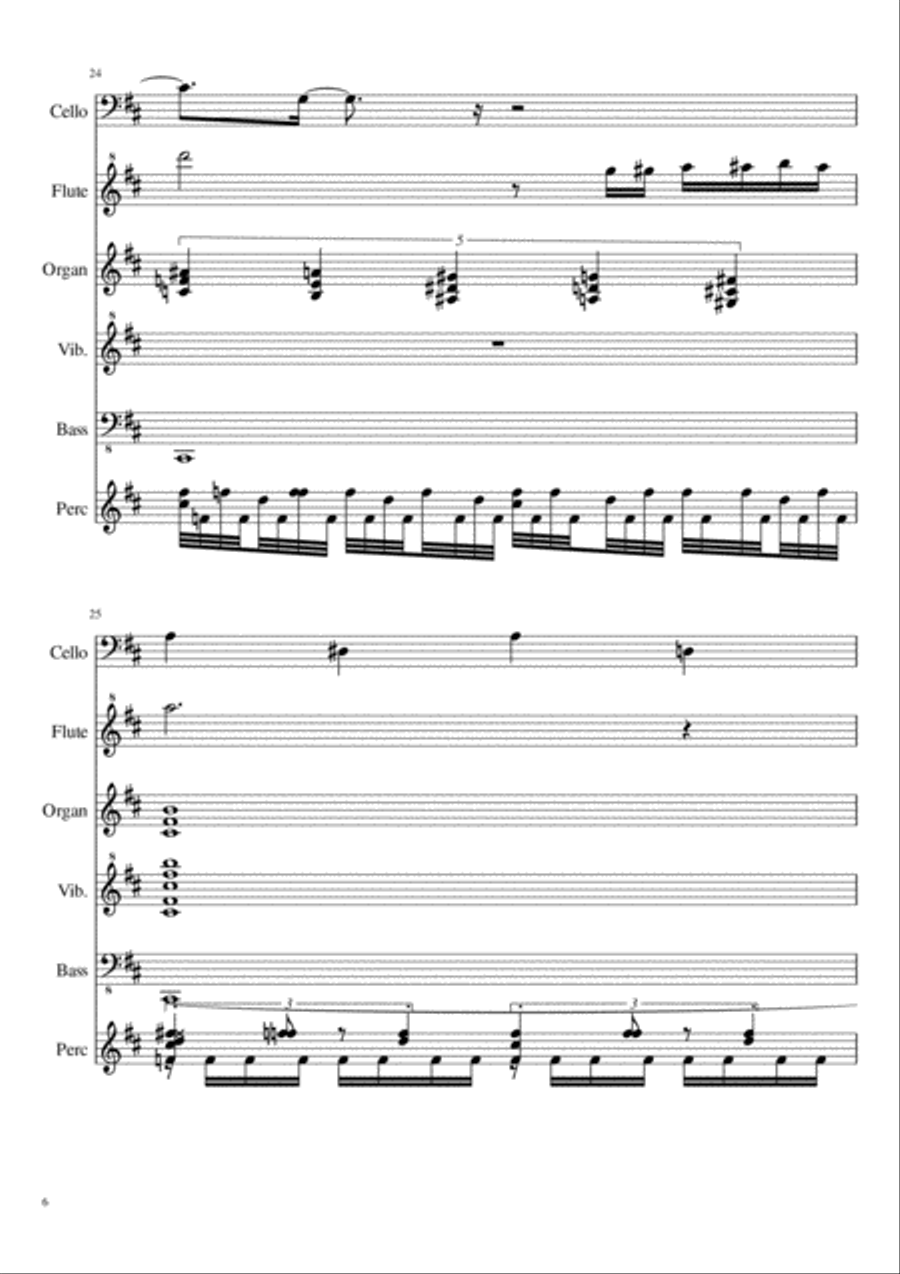 Angry Space Monkey Angry Space Monkey Percussion Ensemble scores gallery preview page 6