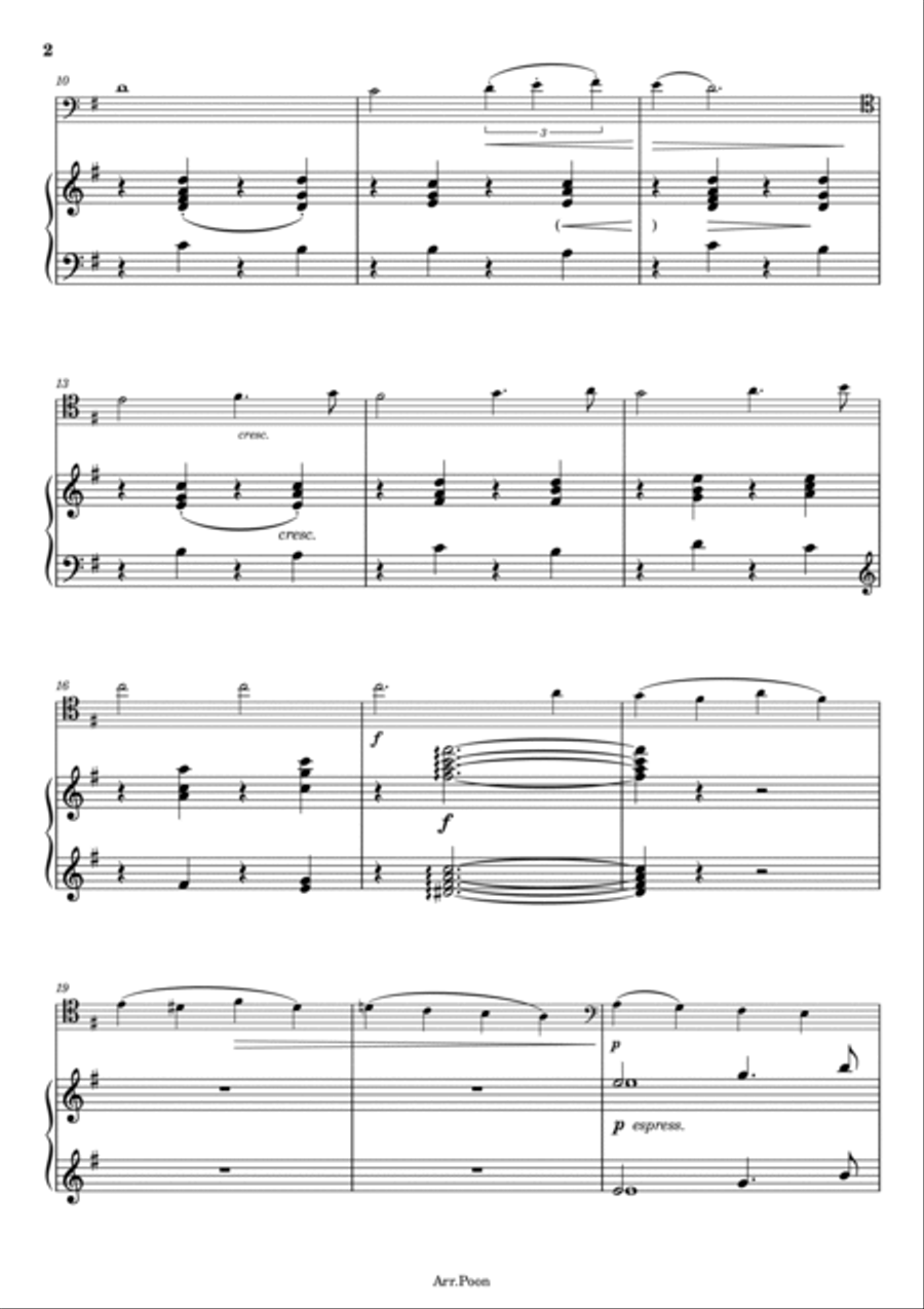 J. Brahms - Cello Sonata No.1 - Op.38 - Full Piano and Violoncell Score Original Piano scores gallery preview page 2