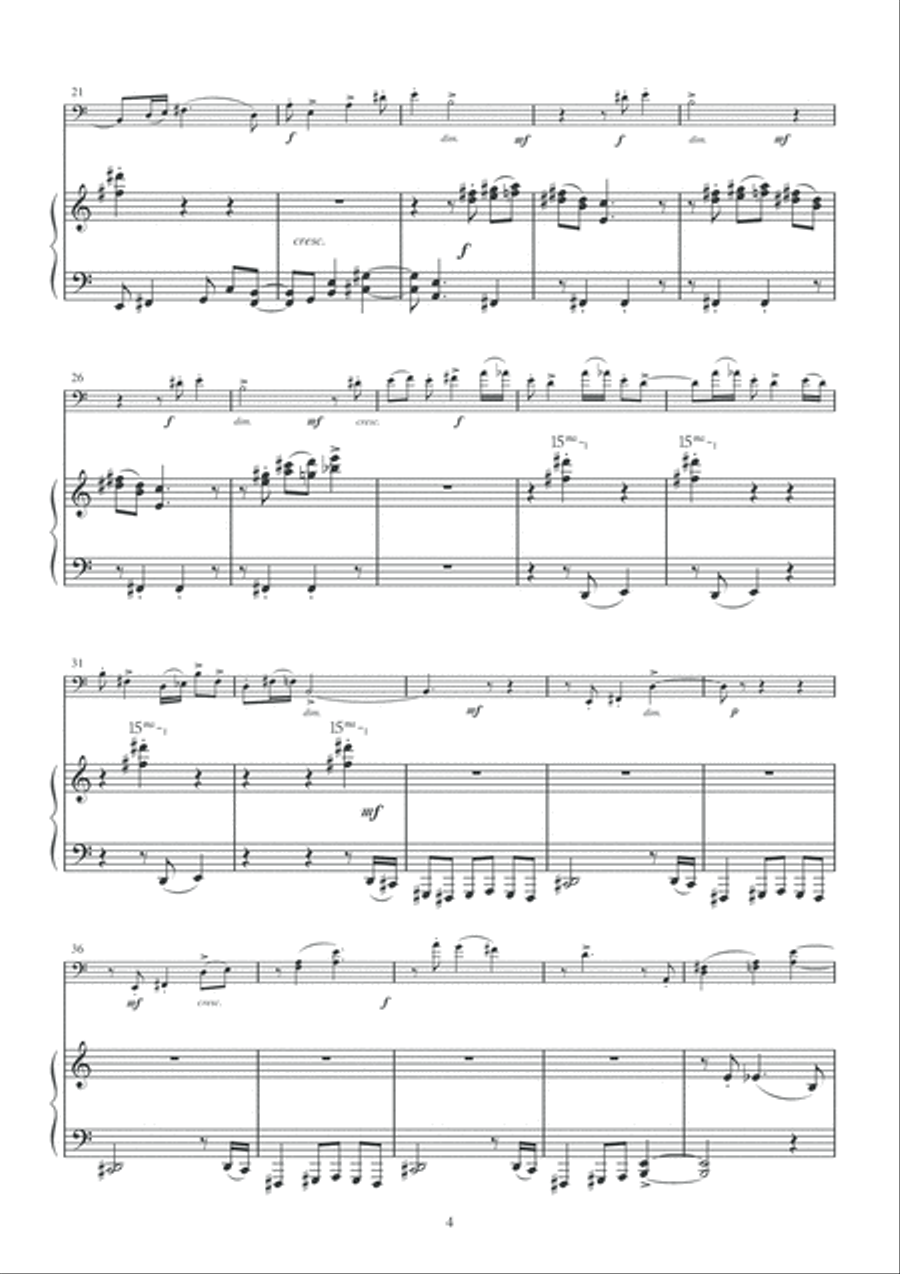 Danses de Zora Danses de Zora Double Bass scores gallery preview page 6