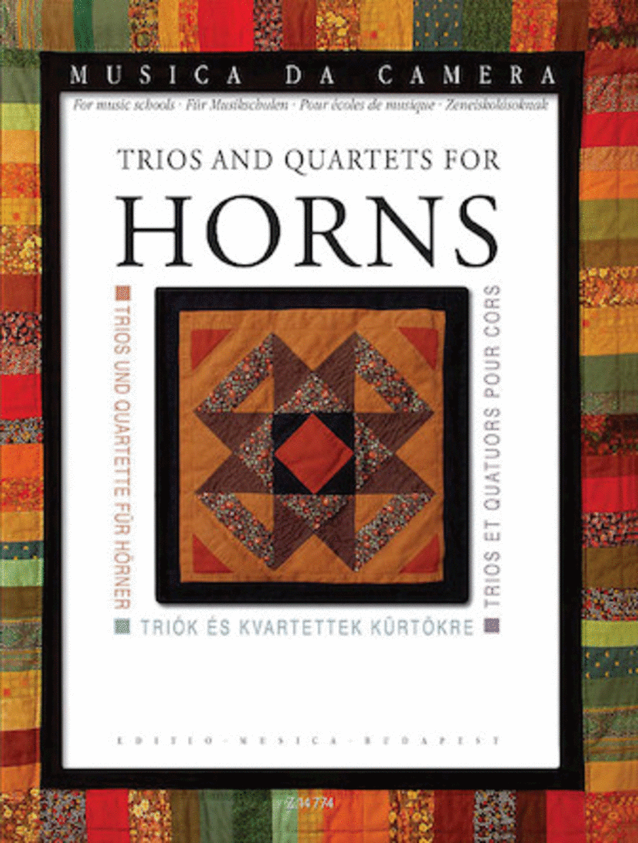Trios and Quartets for Horns Woodwind Trio scores gallery preview page 1