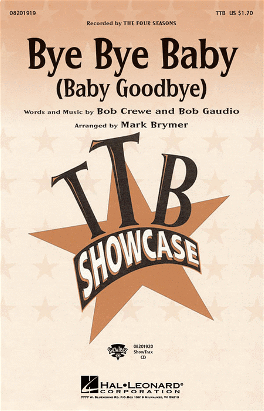 Bye Bye Baby (Baby Goodbye) Show Choir scores gallery preview page 1