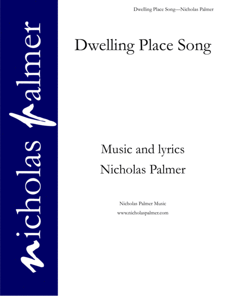 Dwelling Place Song image number null