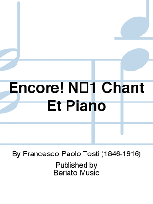 Encore! N°1 Chant Et Piano