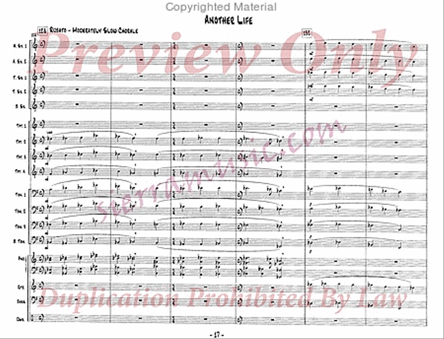 Another Life Big Band scores gallery preview page 18