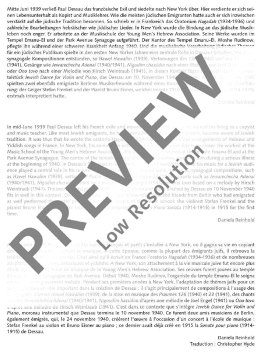 Jewish Dance Jewish Dance Violin Solo scores gallery preview page 4